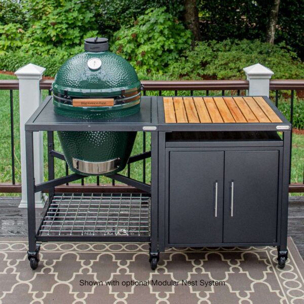 Big Green Egg 18.25 in. Large Charcoal Kamado Grill and Smoker Green - Image 5