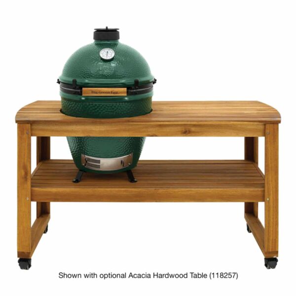 Big Green Egg 18.25 in. Large Charcoal Kamado Grill and Smoker Green - Image 3