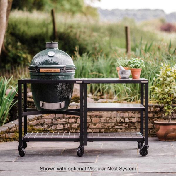 Big Green Egg 18.25 in. Large Charcoal Kamado Grill and Smoker Green - Image 2