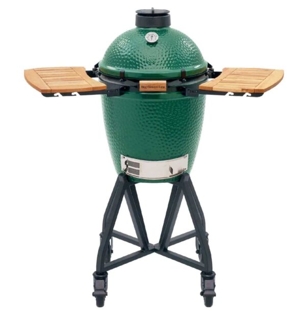 Big Green Egg 15 in. Medium Charcoal Kamado Grill and Smoker Green - Image 2