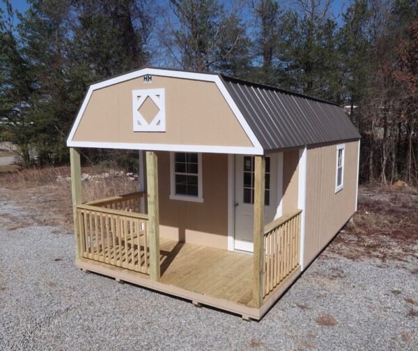 Wood Building Lofted Barn Cabin - Image 4