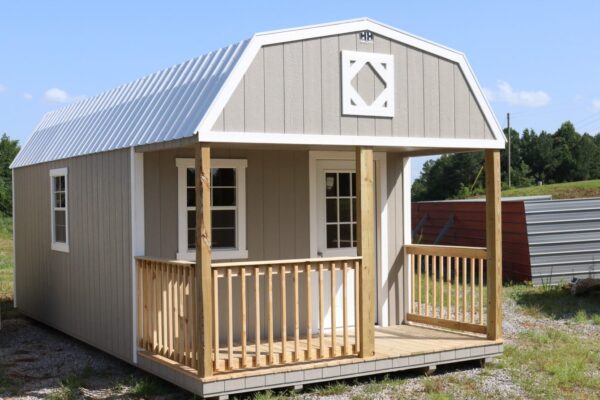 Wood Building Lofted Barn Cabin - Image 2