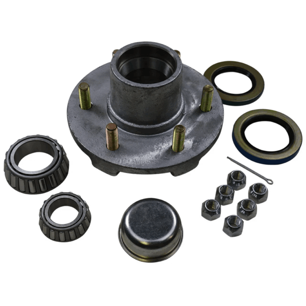 655 Lug 6K Idler Hub GALV w/bearings seal dust cap and lugs (DRY KIT)