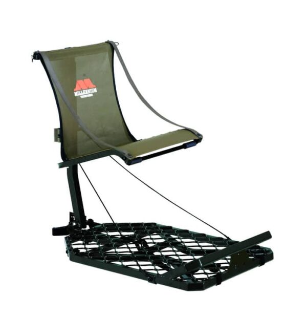 Millennium M_150_SL Monster Hang_On Lock_On Stand, Adjustable Seat 17"_20", w/Camlock Receiver, Backpack Straps, Footrest