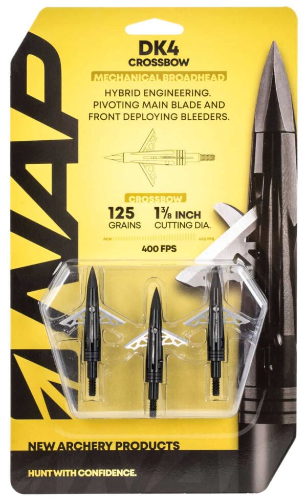 NAP 60-DKX125 DK4 125 X-BOW BROADHEAD 3PK