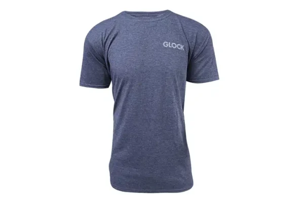 GLOCK AA75156 PISTOL FLAG SHIRT NAVY MD