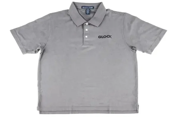 GLOCK AP95877 CLASSIC COTTON POLO GREY XL