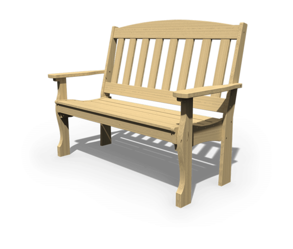 PATIOVA QSCE4GB 4' English garden bench