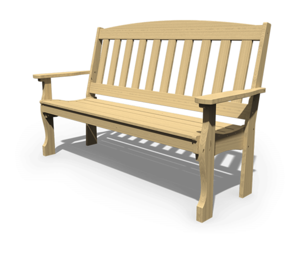 PATIOVA QSCE5GB 5' English garden bench