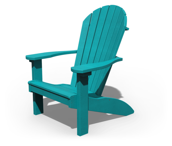 PATIOVA QSCPA2-AB Poly Adirondack Chair - Aruba Blue