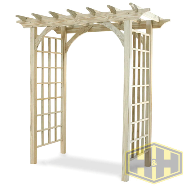 PATIOVA QSLACB3660 36" x 60" Canterbury Arbor