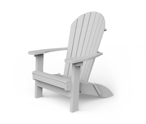 PATIOVA QSCPA2F-WH Poly Adirondack Folding Chair - White