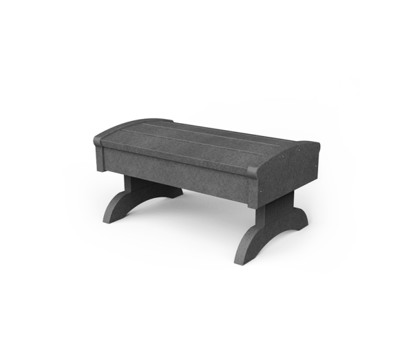 PATIOVA QSCPEZFS-G Poly Foot Stool - Gray