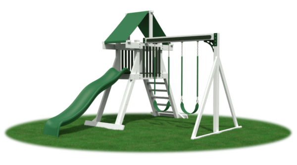 PATIOVA PVPPK-WG Vinyl - Polar Peak Playset 3x4 Platform