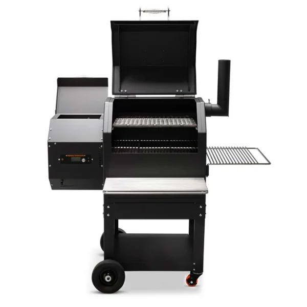 YODER SMOKERS 9411X11-000 WOOD-FIRED PELLET GRILL YS480S +WIRE SHELVES +2ND LEVEL SLIDE-OUT COOKING SHELF - Image 2