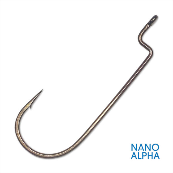 Gamakatsu 54414 Gamakatsu Nano Alpha Worm Hooks - RB Black - Image 2