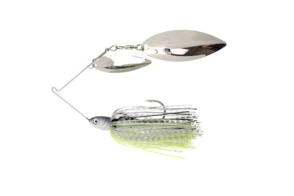 Dirty Jigs COMCSHD-12 Compact Spinnerbait; Chartreuse Shad; 1/2oz