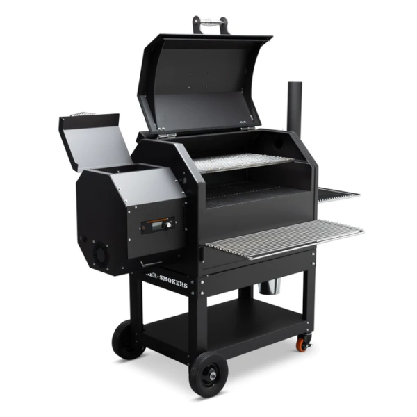 Yoder Smokers: YS640S Standard + Wire Shelves + 2nd Level Slide-Out Cooking Shelf - Image 2