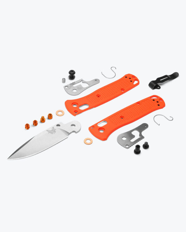 Mini Bugout® Drop-Point Knife - Orange Grivory® Handle - Image 5