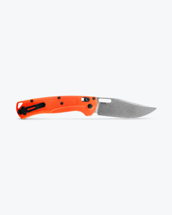 Taggedout Clip-Point Knife - Orange Grivory® Handle - Image 3