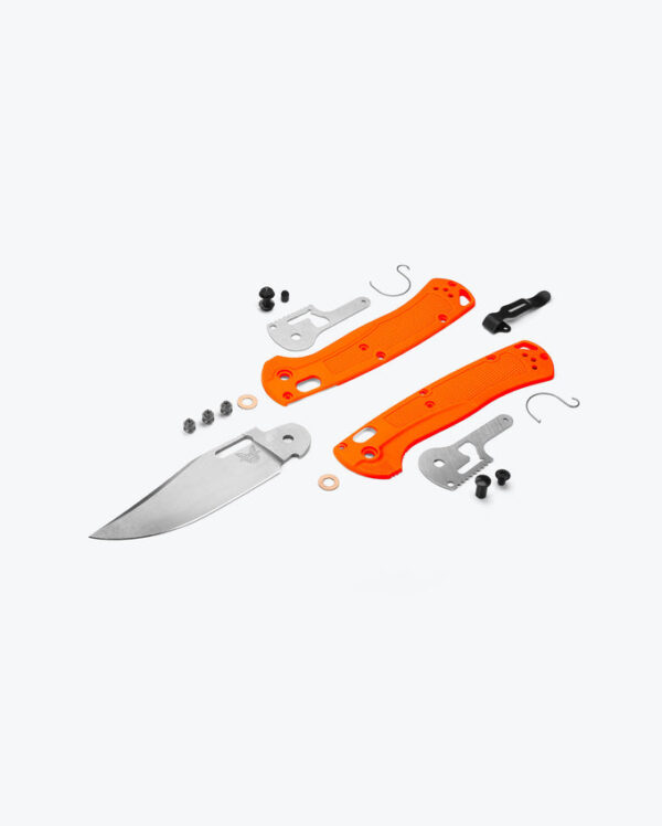 Taggedout Clip-Point Knife - Orange Grivory® Handle - Image 5