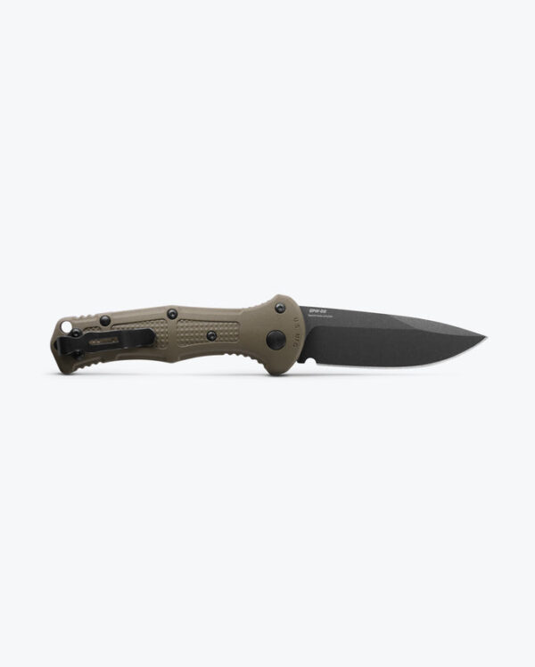 Mini Claymore Drop-Point Knife - Ranger Green Grivory® Handle - Image 3