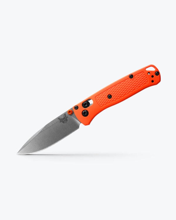 Mini Bugout® Drop-Point Knife - Orange Grivory® Handle