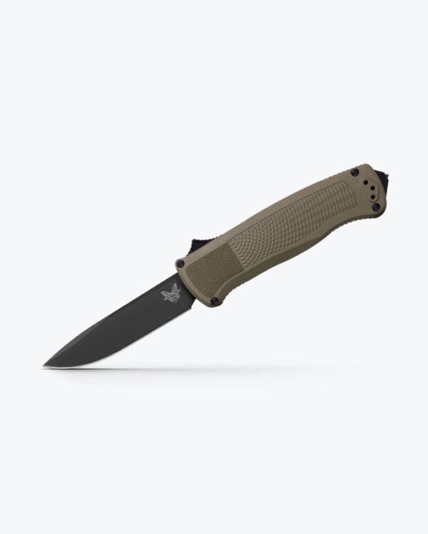 Shootout® Drop-Point Knife - Ranger Green Grivory® Handle