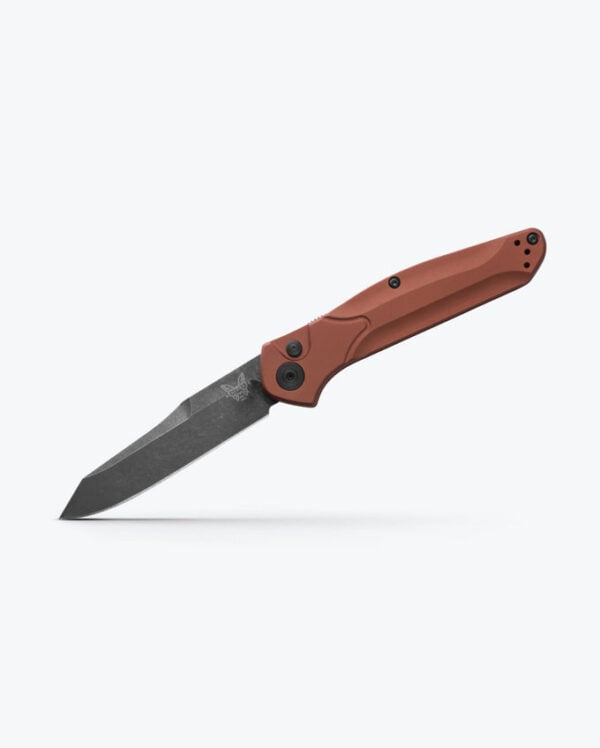 Auto Osborne Reverse Tanto Knife - Burnt Copper Aluminum