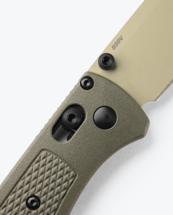 Bugout® Drop-Point Knife - Dark Olive Grivory® Handle - Image 4