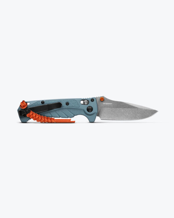 Mini Adira™ Drop-Point Knife - Depth Blue Grivory® Handle - Image 3