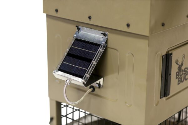 300# STAND & FILL SLED FEEDER W/ DIVERTER PLATE & SOLAR PANEL - Image 3