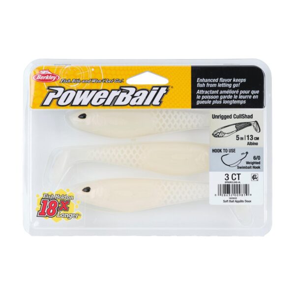 Berkley5 inHD Ghost GizzardPowerBait Unrigged CullShad - Image 2