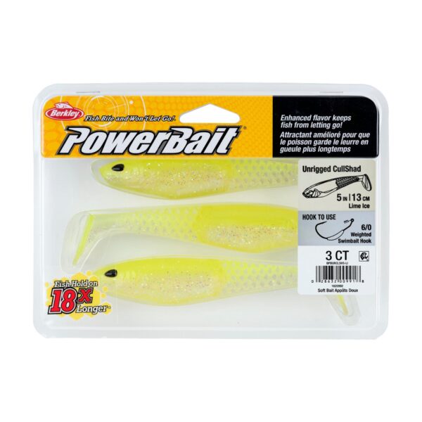 Berkley5 inHD Ghost GizzardPowerBait Unrigged CullShad - Image 3