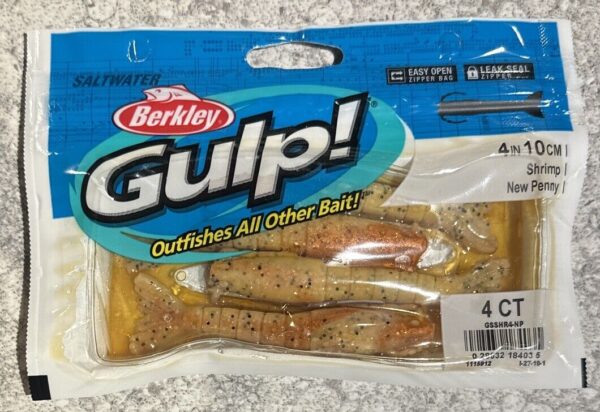 BerkleyGulp Saltwater Shrimp/Bag/New Penny - Image 3